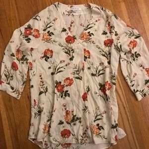 Floaty floral blouse